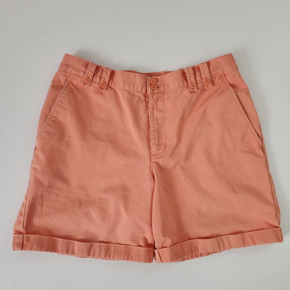 Lauren Ralph Lauren Classic Coral Chino Shorts Women's Petite Size 8P